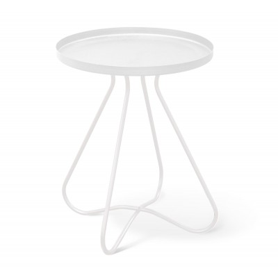 Стол журнальный Sheffilton SHT-CT3 артикул Сж-73 белый муар (+)